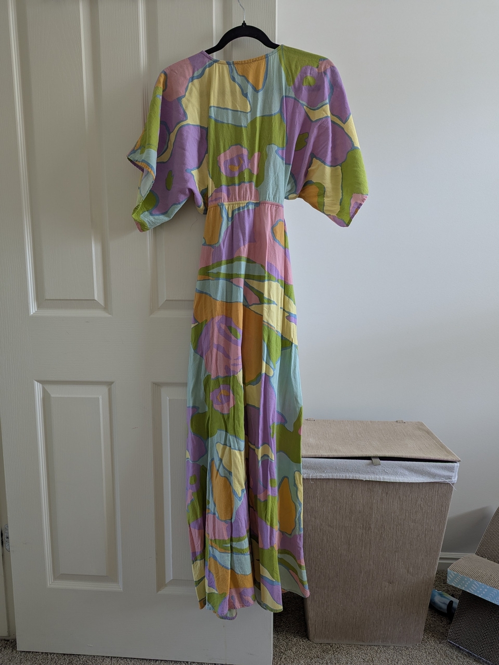 Show Me Your MuMu Pastel Abstract Cut Out Maxi Dress - Picture 5 of 9